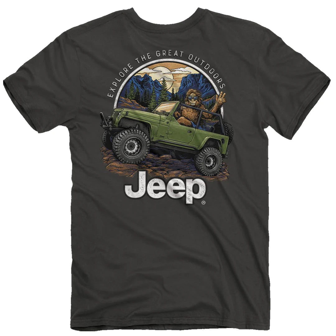 Sasquatch Jeep t-shirt
