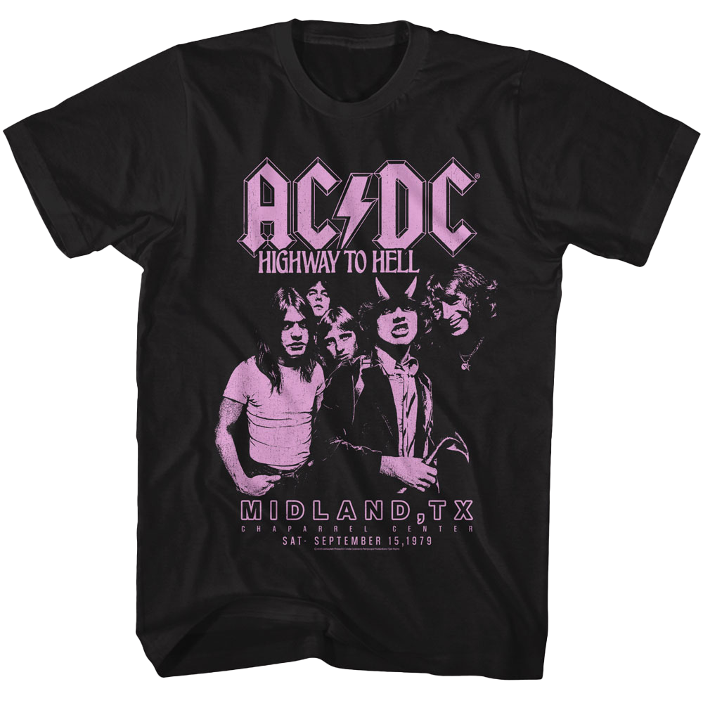 AC DC Midland TX 1979 Tour T-Shirt