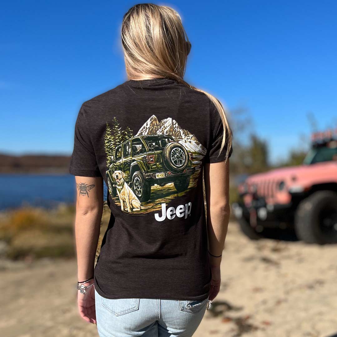Mountain dog Jeep t-shirt