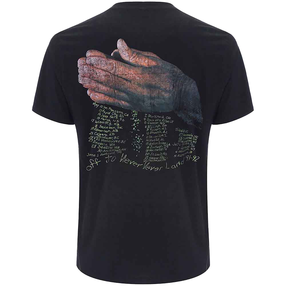 METALLICA Vintage 1991-1992 Off To Never Neverland Tour T-Shirt