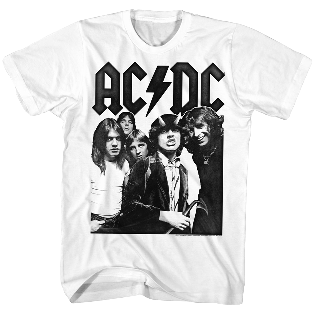 AC DC Band Photo T-Shirt