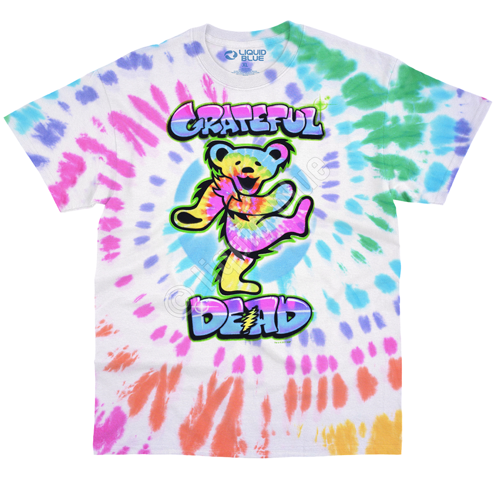 GRATEFUL DEAD Carnival Bear Tie-Dye T-Shirt