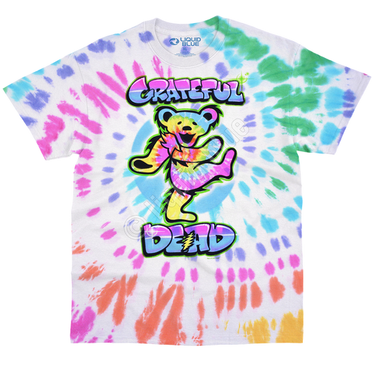 GRATEFUL DEAD Carnival Bear Tie-Dye T-Shirt