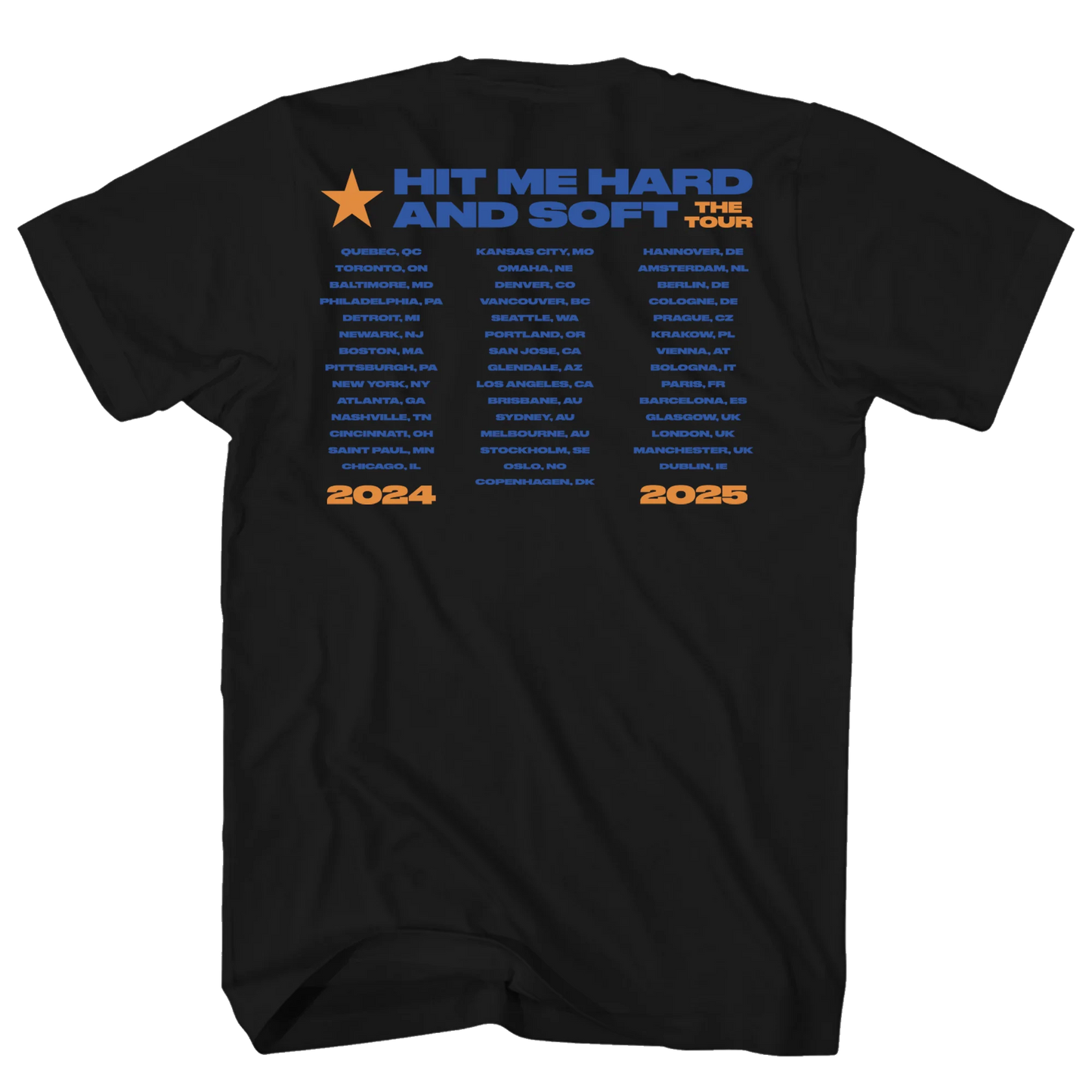 BILLIE EILISH Hit Me Hard And Soft Tour T-Shirt