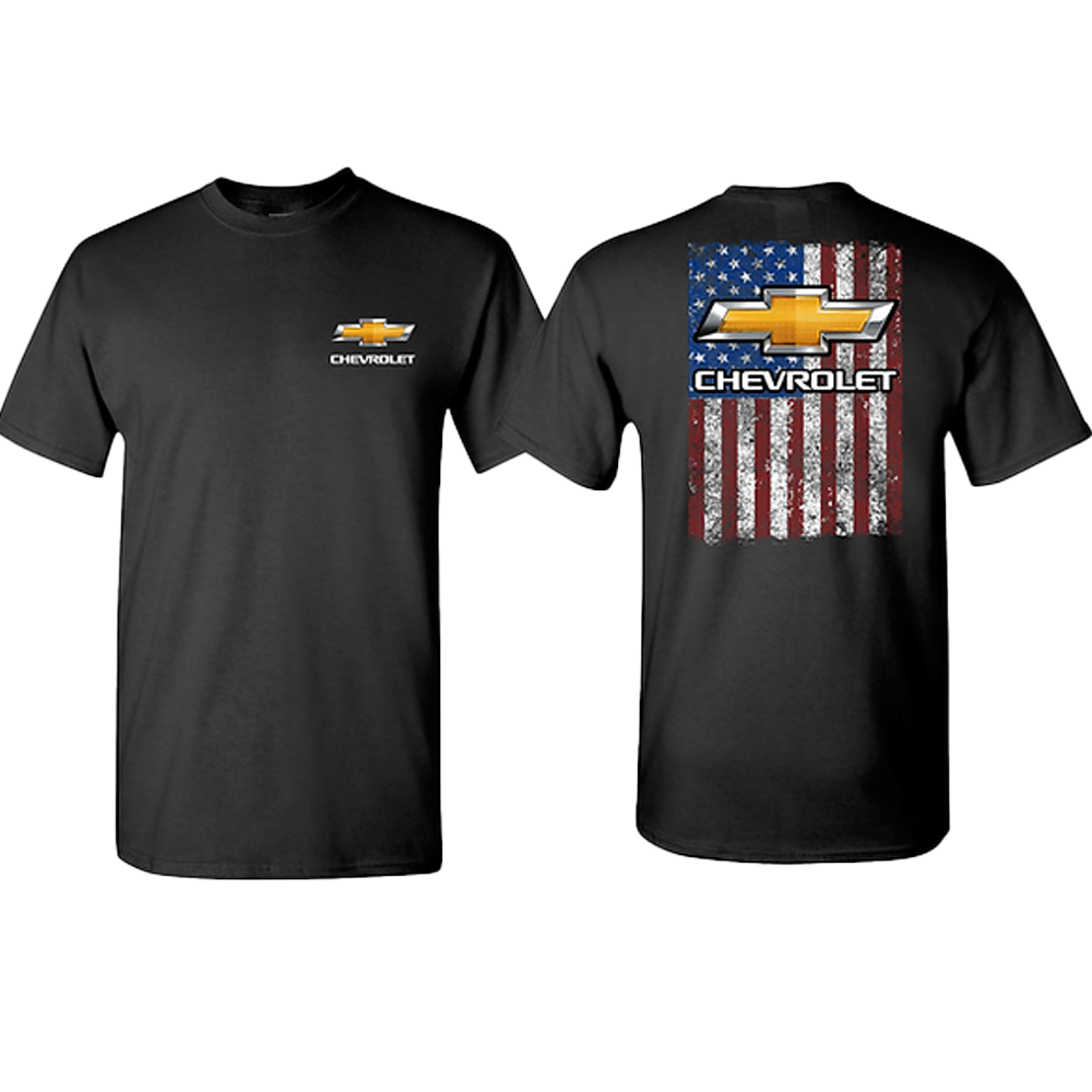 Chevy Bowtie American Flag T-shirt