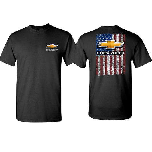 Chevy Bowtie American Flag T-shirt