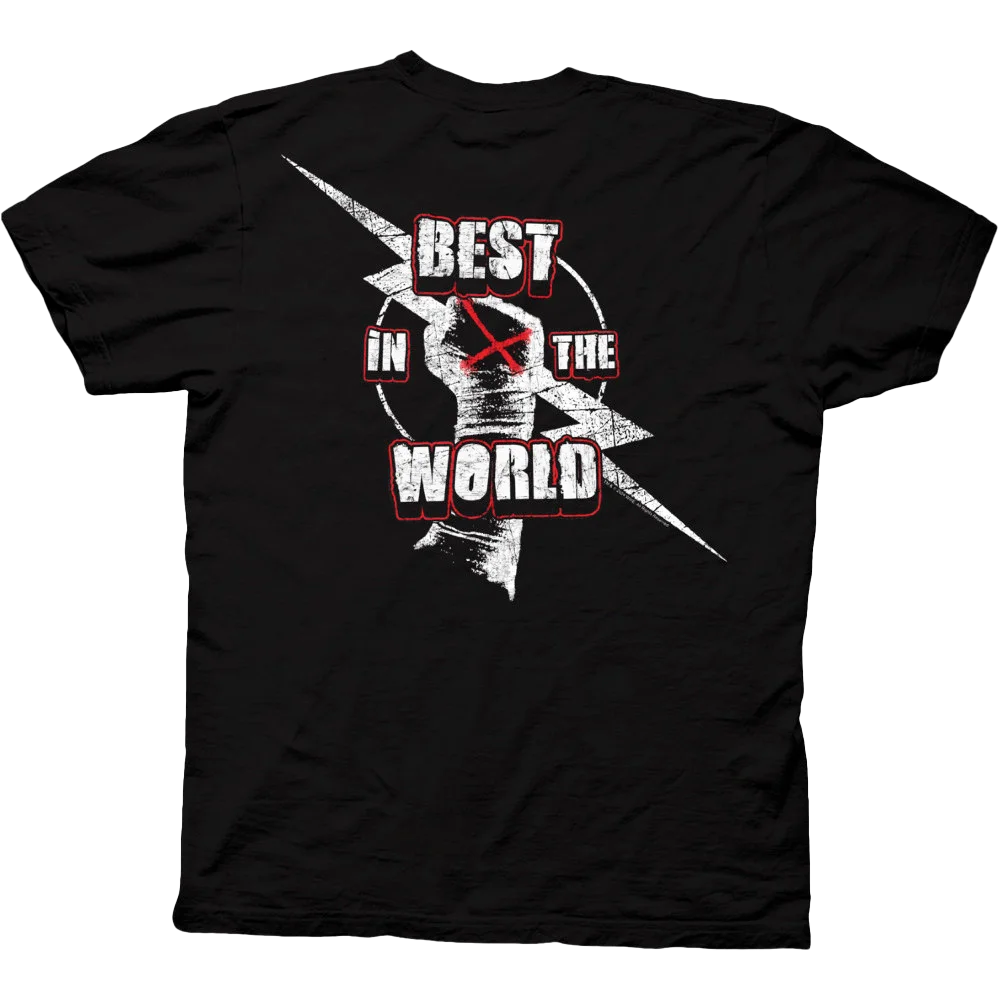 WWE CM Punk Grunge Double Sided T-Shirt