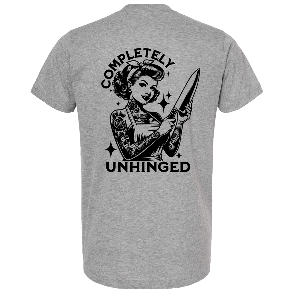 Completely Unhinged Pin Up Girl T-Shirt