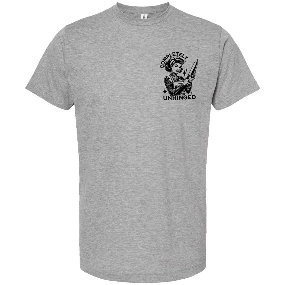 Completely Unhinged Pin Up Girl T-Shirt