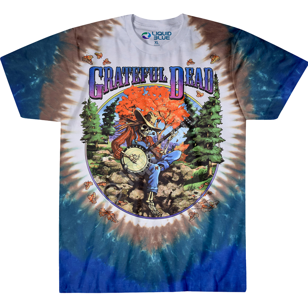 GRATEFUL DEAD Banjo Tie Dye T-Shirt