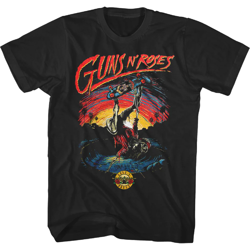 GUNS N' ROSES Skate T-Shirt