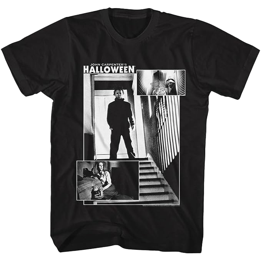 Halloween Movie Michael Myers & Laurie Strode T Shirt