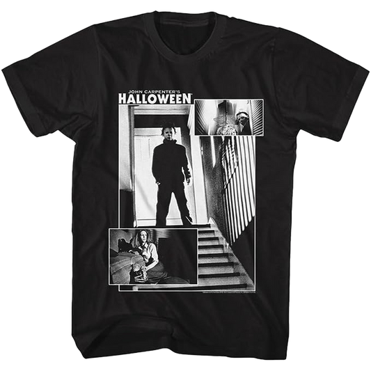 Halloween Movie Michael Myers & Laurie Strode T Shirt