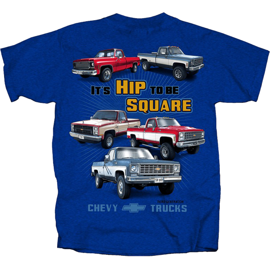 Chevy Trucks Hip to Be Square T-Shirt