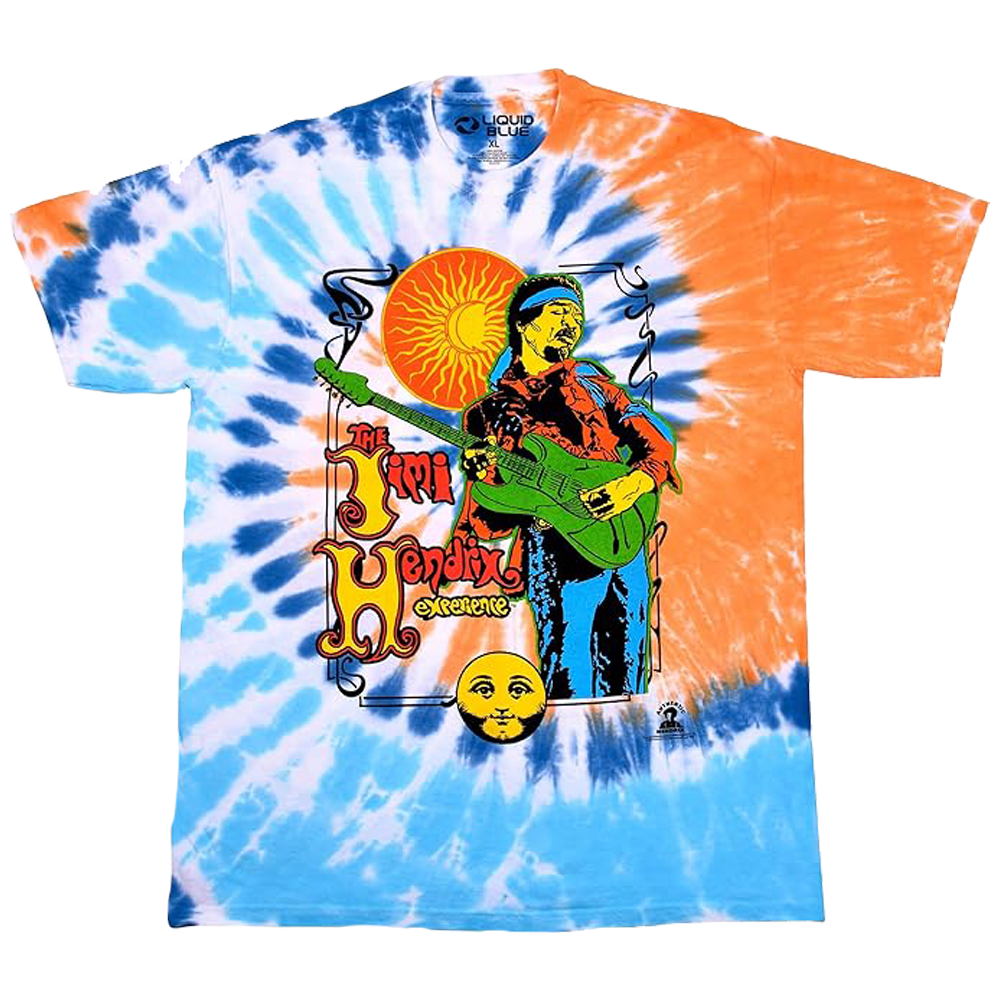 JIMI HENDRIX Sun Moon Experience Tye Dye T-shirt