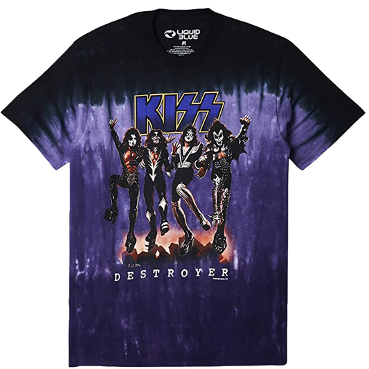 KISS Destroyer Tye Dye T-Shirt