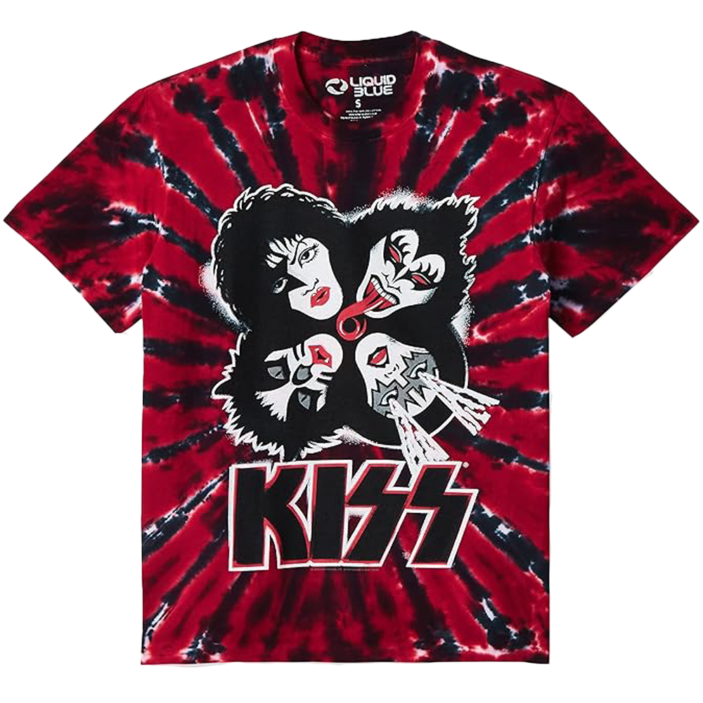 KISS Burst Tye Dye T-Shirt