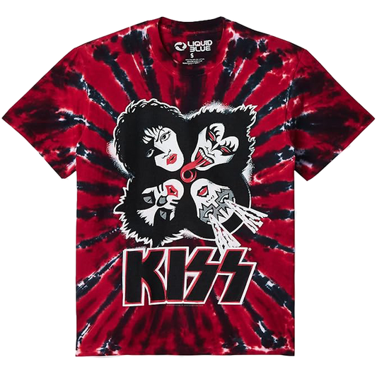 KISS Burst Tye Dye T-Shirt