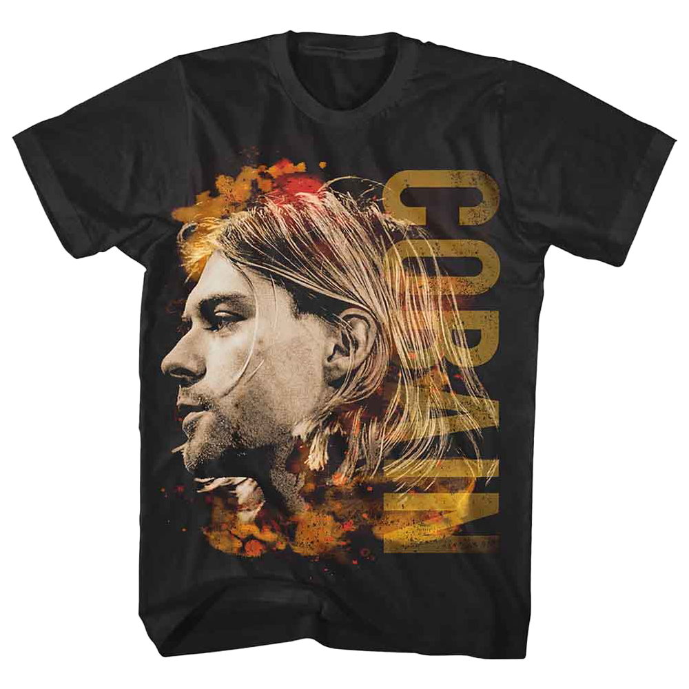 KURT COBAIN Nirvana Profile Photo T-Shirt