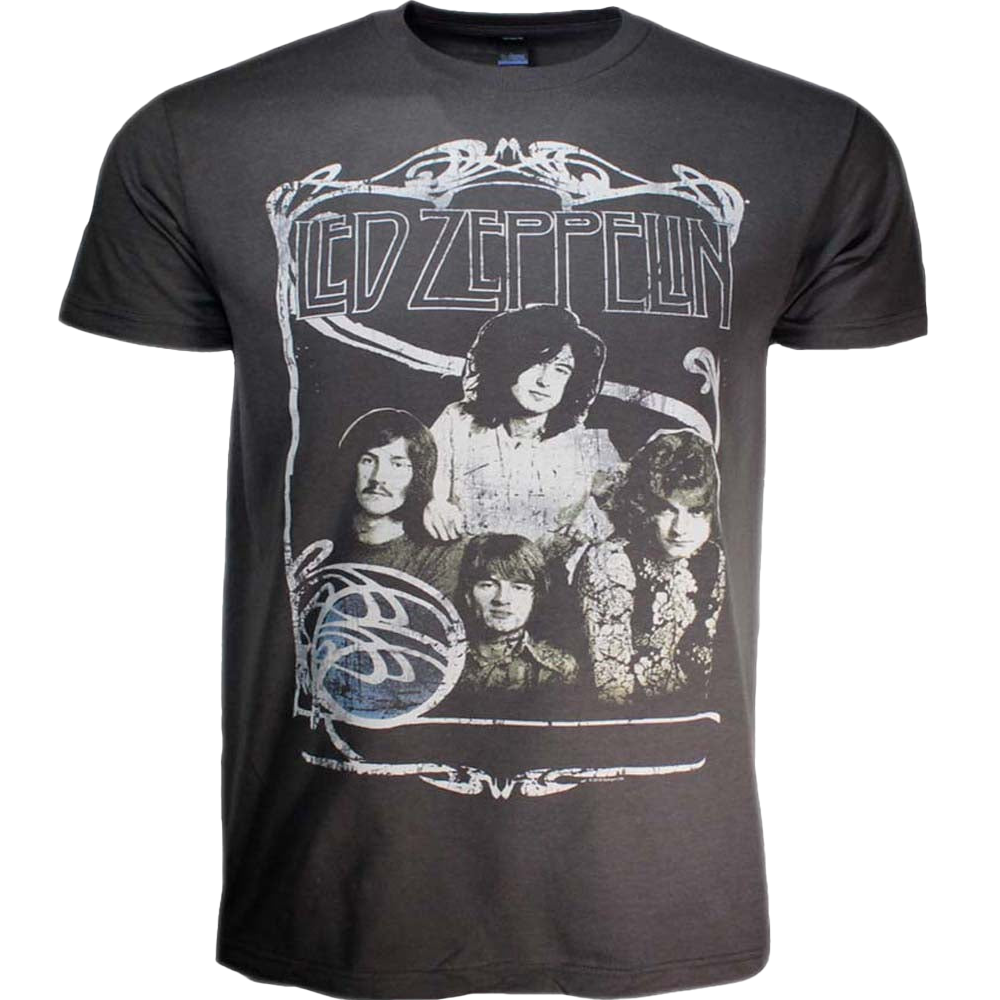 LED ZEPPELIN Vintage 1969 Band Photo T-Shirt
