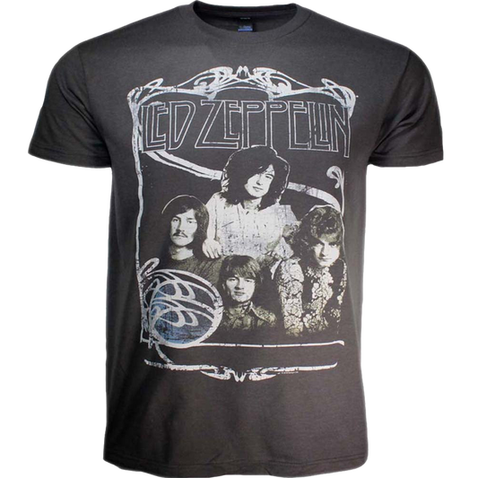 LED ZEPPELIN Vintage 1969 Band Photo T-Shirt