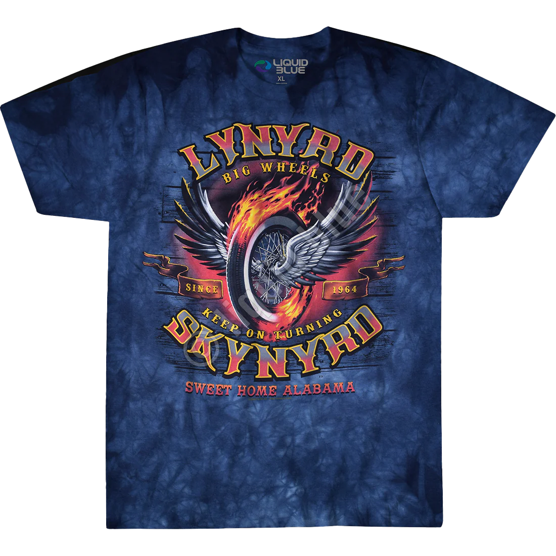 LYNYRD SKYNYRD Big Wheels Tie-Dye T-Shirt