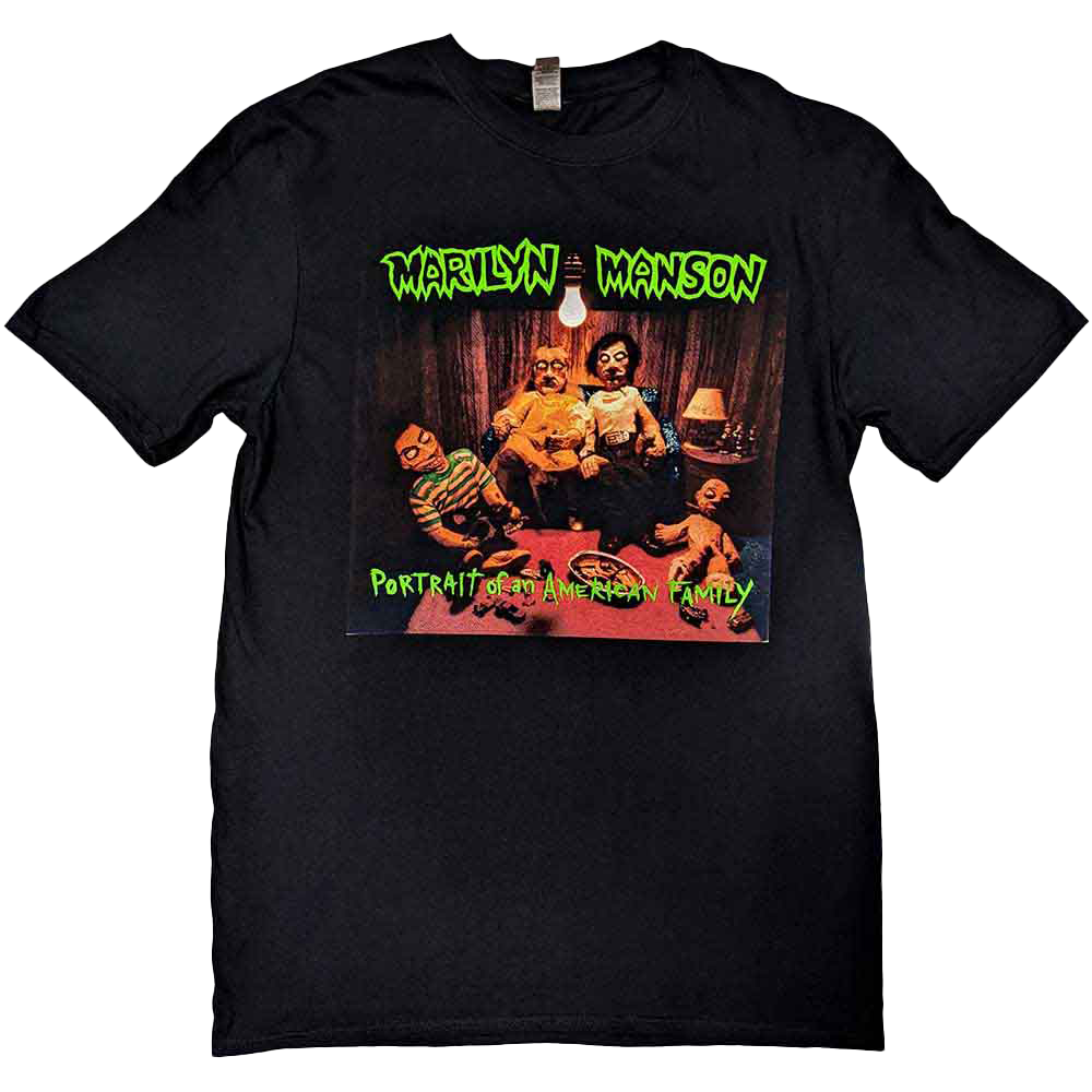 MARILYN MANSON American Family Double Sided T-Shirt