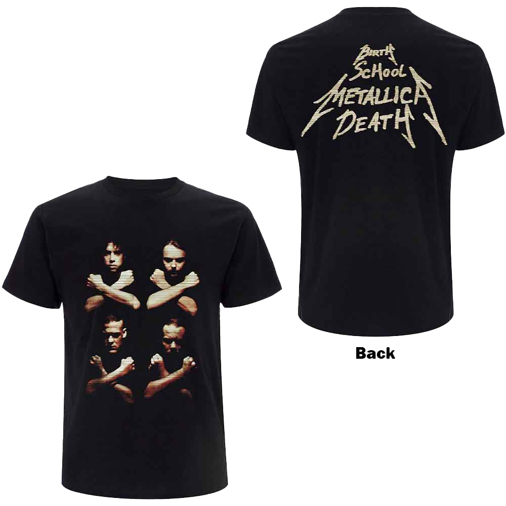 METALLICA Vintage 1992 Birth School Death Double Sided T-Shirt