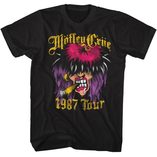 MOTLEY CRUE Spray paint 1987 Tour T-Shirt