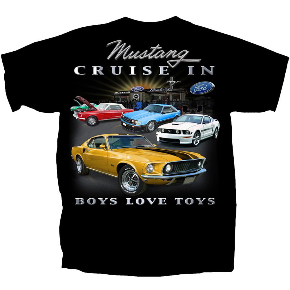 Ford Mustang Boys Love Toys T-Shirt