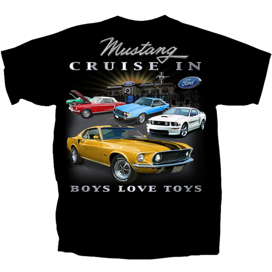 Ford Mustang Boys Love Toys T-Shirt