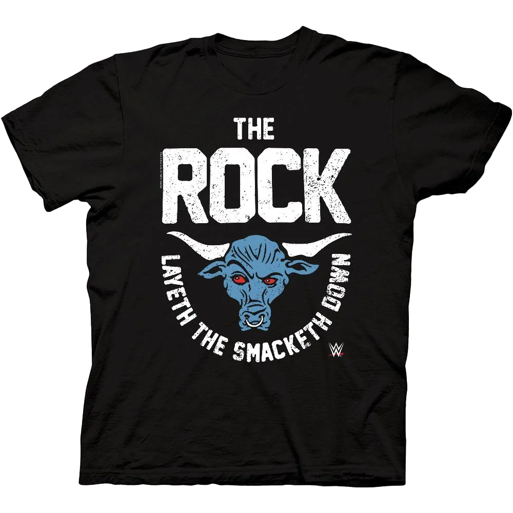 WWE The Rock Layeth The Smacketh Down T-Shirt