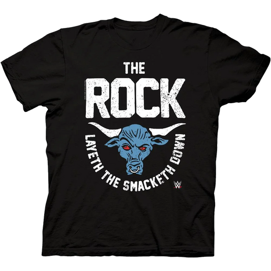 WWE The Rock Layeth The Smacketh Down T-Shirt