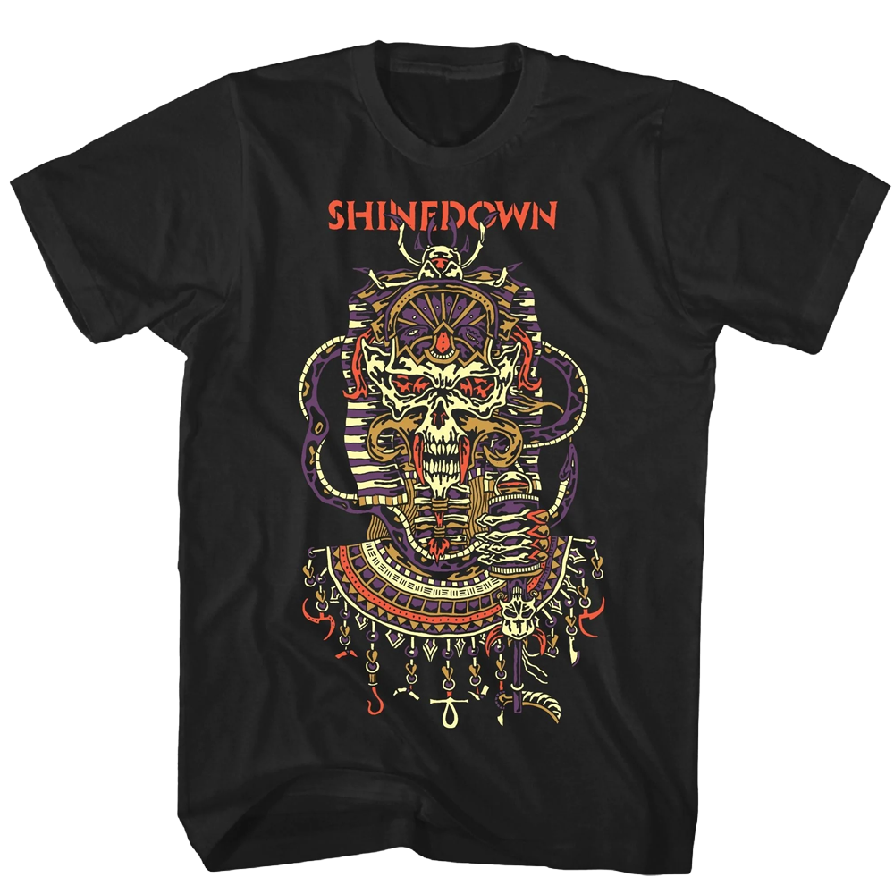 SHINEDOWN Planet Zero Skull T-Shirt