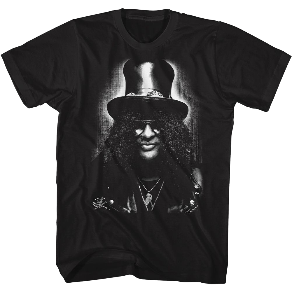 SLASH Guns'n'Roses Portrait Photo T-SHirt