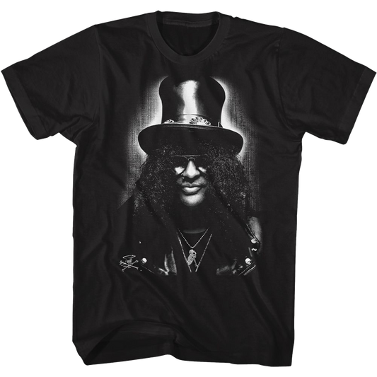 SLASH Guns'n'Roses Portrait Photo T-Shirt