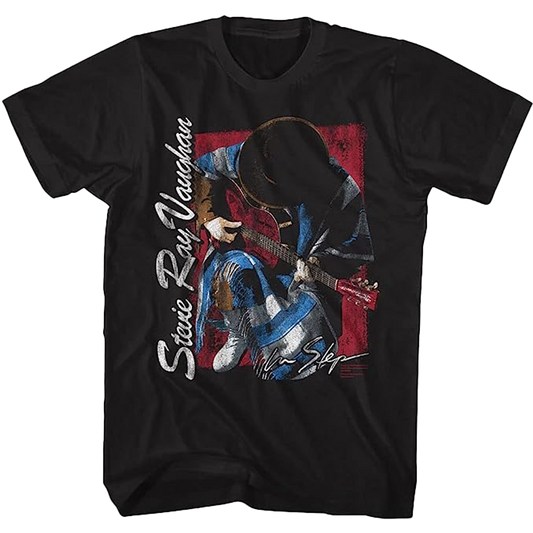 Stevie Ray Vaughan Playing the Guitar T-Shirt