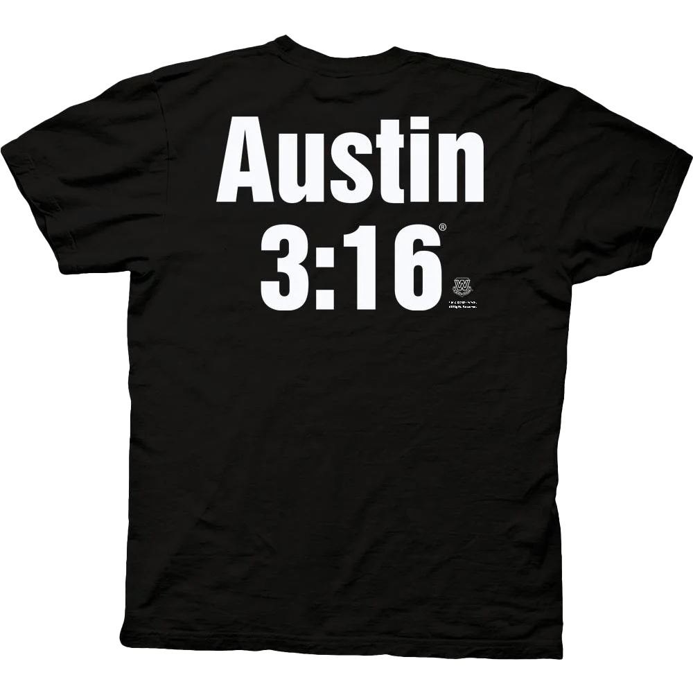 WWE Stone Cold Smoking Skull Austin 3:16 T-Shirt