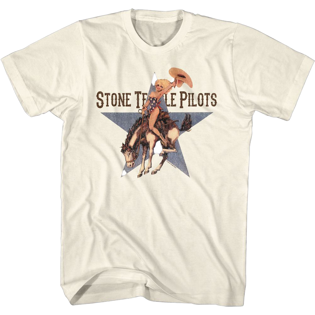 STONE TEMPLE PILOTS Riding Branco T-Shirt