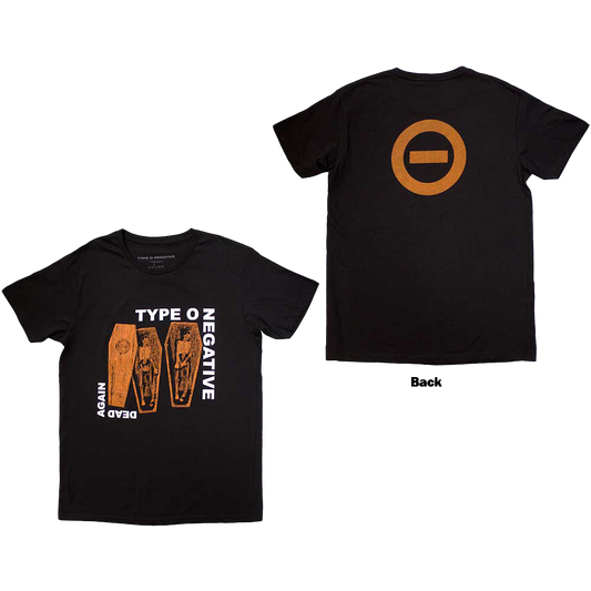 TYPE O NEGATIVE Dead Again Double Sided T-Shirt