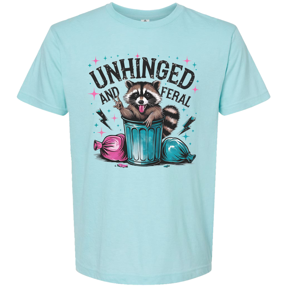 Unhinged and feral Raccoon T-Shirt