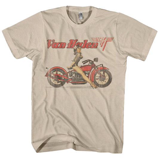 VAN HALEN Biker Pin-Up t-shirt