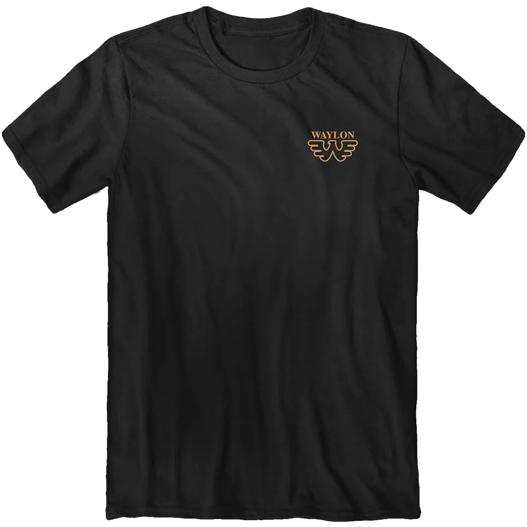 Waylon Jennings Sepia Portrait T-Shirt