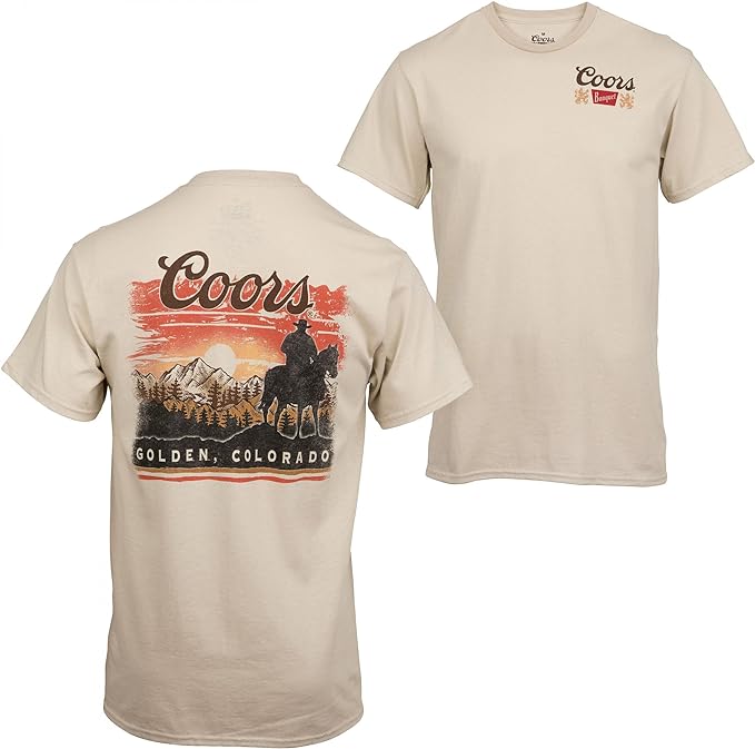 COORS Sunset in Golden Colorado T-Shirt