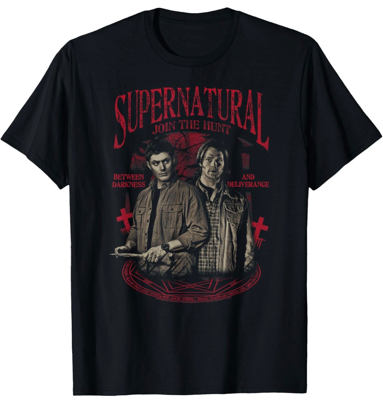 SUPERNATURAL Between darkness and deliverance t-shirt