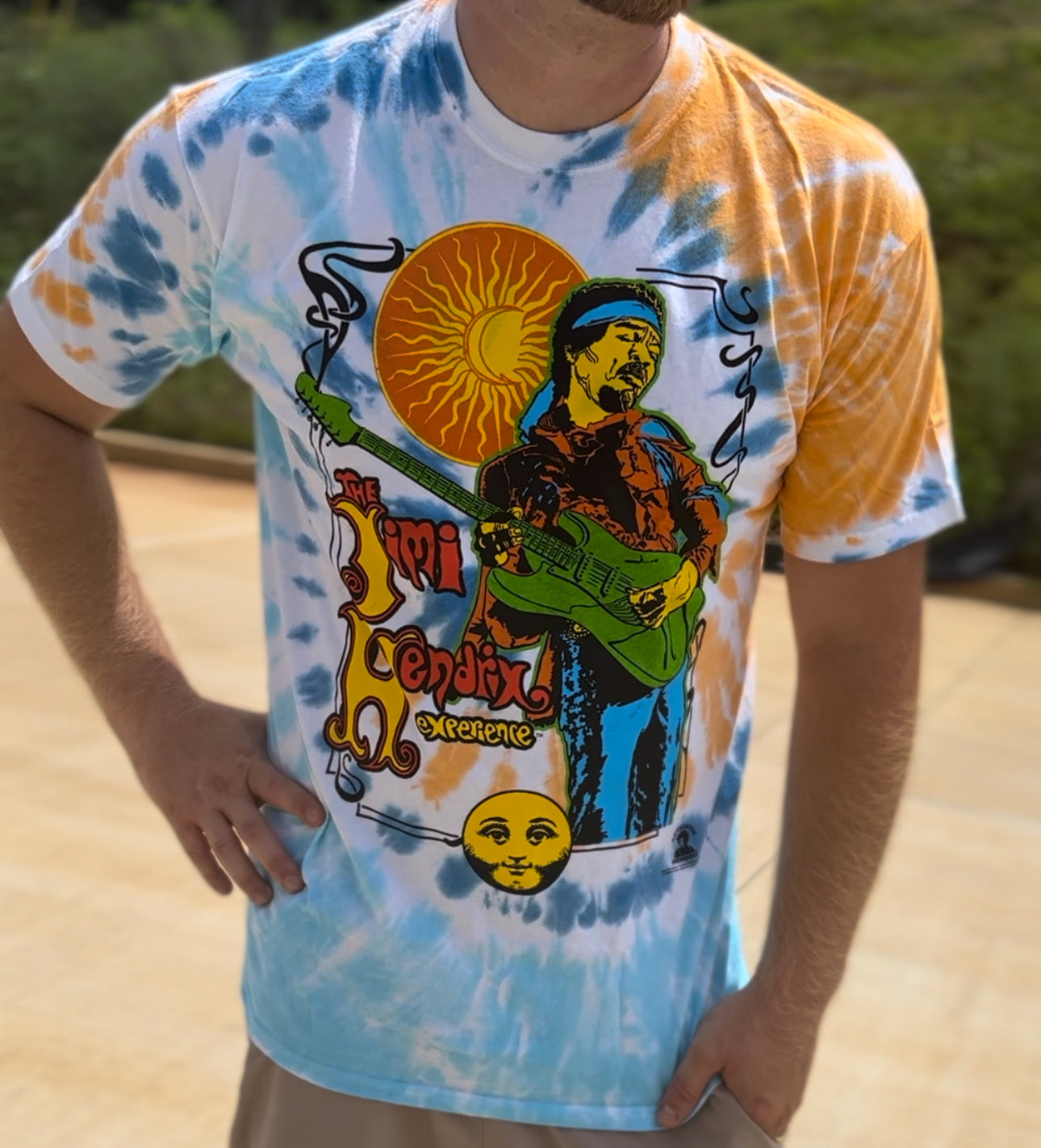 JIMI HENDRIX Sun Moon Experience Tye Dye T-shirt