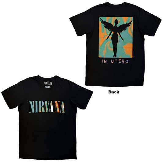 NIRVANA In Utero Double Sided Carbon T-Shirt