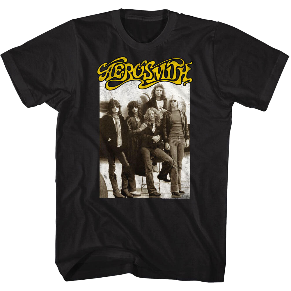 AEROSMITH Eurofest Private Jet Photo t-shirt