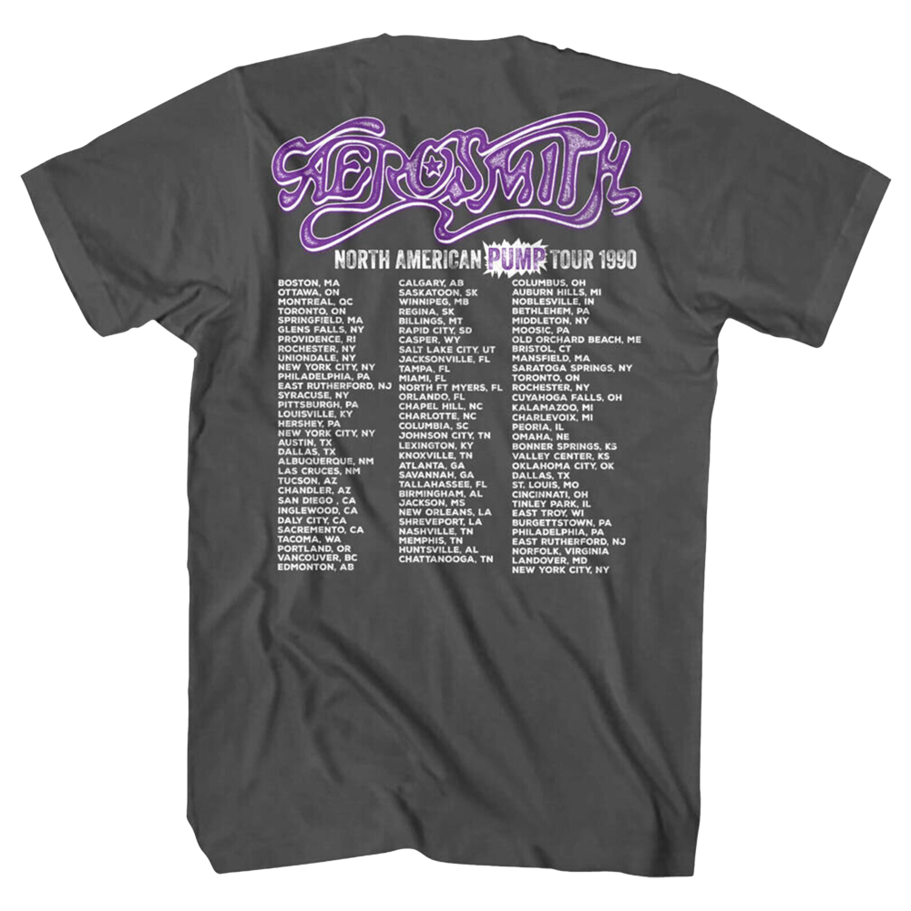 AEROSMITH Pump Tour 1990 T-Shirt