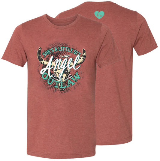 She's a little bit angel, whole lotta outlaw T-Shirt